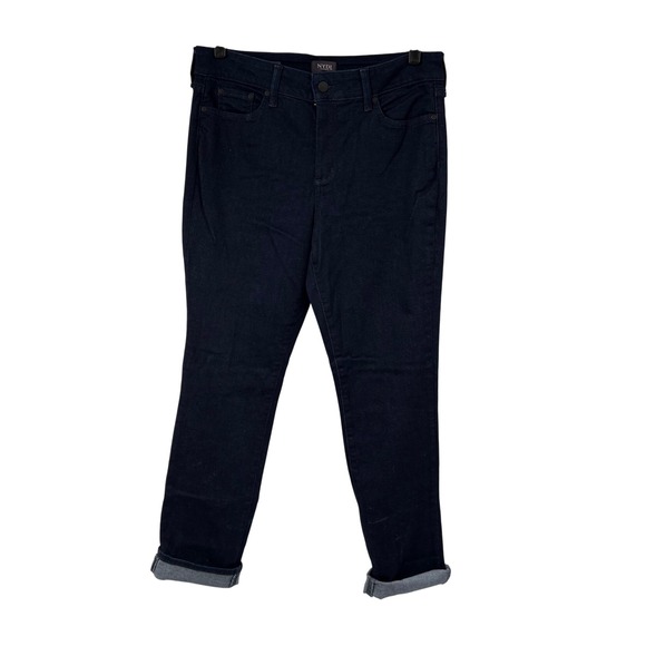 NYDJ Sheri Slim Lift Tuck Technology Dark Wash Jeans 12 Womens - Picture 1 of 10